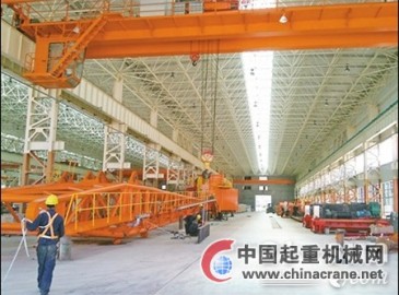 三一即將告別“露天工廠” 過渡廠房主體工程已完工