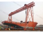 造船厂用100吨龙门式起重机 浙江大型花架门式起重机