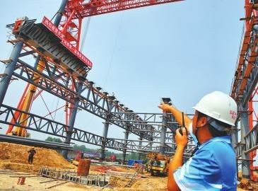 石济客专济南黄河公铁两用特大桥全面开工