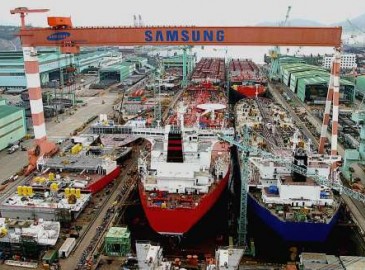 7月韩国造船新接订单量赶超中国力压日本 再居世界第一
