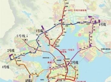 厦门地铁2号线年底开建 沿线设立19站站点