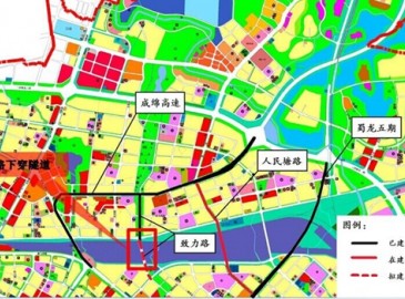 成都穿越46条铁路线致力路下穿隧道动工开建 明年10月完工