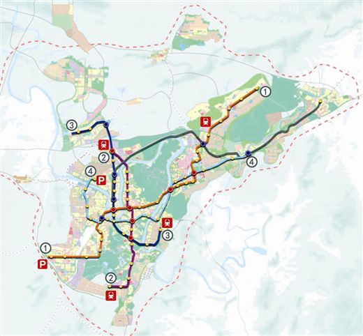 柳州规划将开建贯穿全市4条城市轨道交通