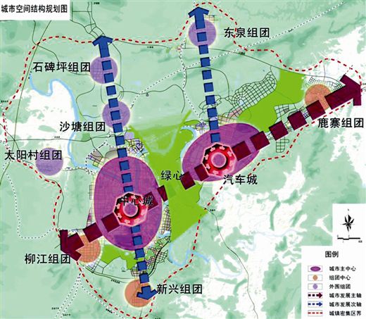 柳州规划将开建贯穿全市4条城市轨道交通