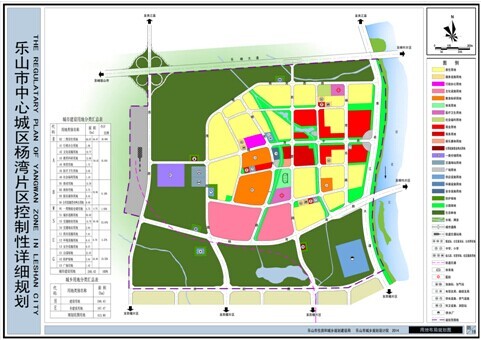 乐山杨湾片区规划方案公布 建多功能为一体城市新区