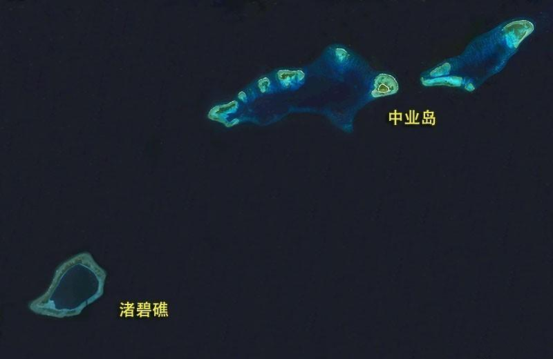 南沙渚碧礁疑似填海造岛出现8个新增陆地图