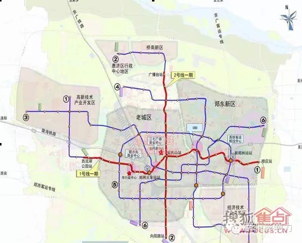 南阳建地铁13条线路规划图出炉