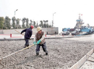 江心洲碼頭擴建工程月底將完工
