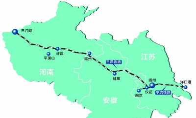 宁启铁路将西延至河南三门峡