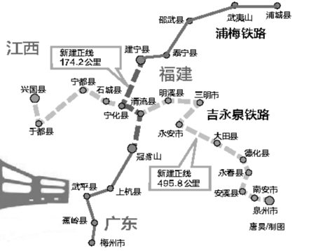 正文  据介绍,福建的发展以往受制于出省交通通道,随着杭深线,京福线