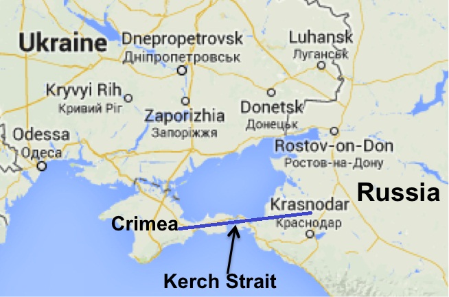 综合外电消息,俄罗斯政府正计划修建一条横跨刻赤海峡的海底光纤电缆图片