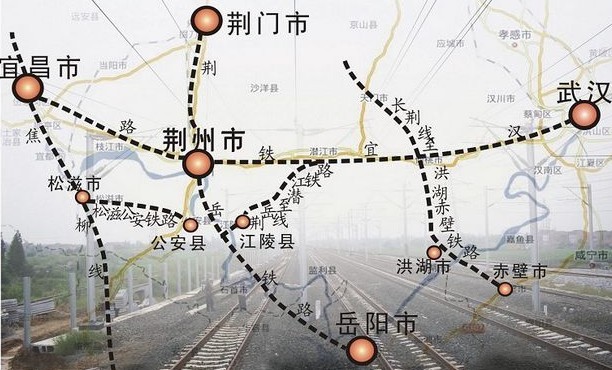 太原至南宁高铁规划过荆州 未来与郑万铁路相