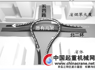 專家建議修建福州五四路二環路口高架橋匝道 解決交通擁堵