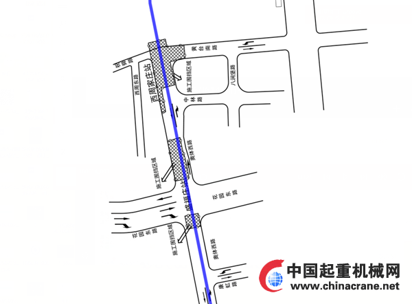 济南轨交R3线10站点围挡施工 预计2020年底试