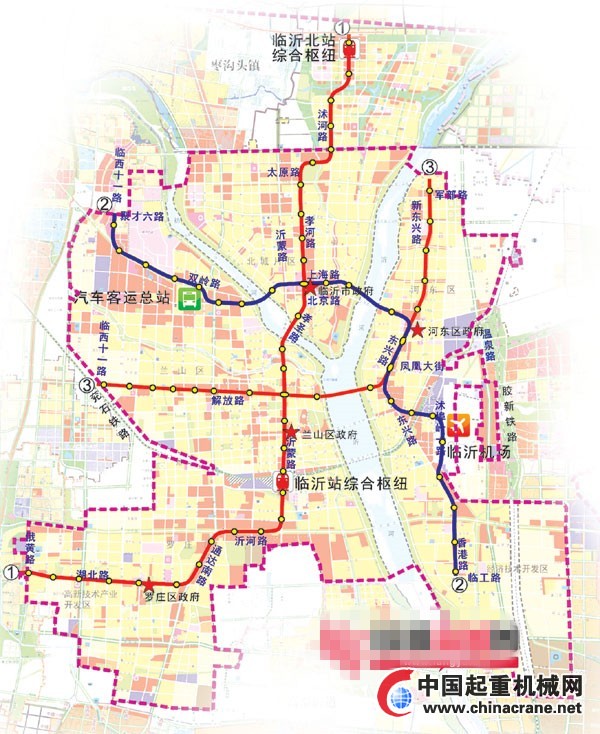 《临沂市城市轨道交通线网规划》公示 建地铁