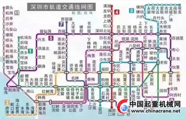 97公里2号线29个站 32公里轨道2号线三期工程深圳市城市轨道交通2号线