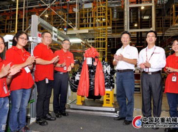 廣西康明斯第20000臺發動機順利下線