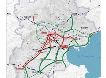 京津冀城际铁路网规划图 未来将有20多条城铁线路