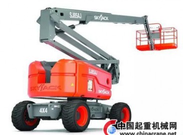 利納馬新型SJ85 AJ曲臂式高空作業(yè)平臺開啟跨越能力的新高度