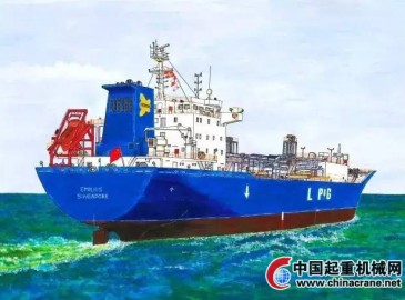 江南造船再交一艘2.1萬立方米LEG船