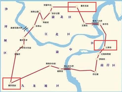 2019年重庆轨道交通通车里程将达364公里 形成"七线一图片