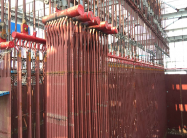 沁陽電廠一期工程#1鍋爐低溫再熱器順利開吊