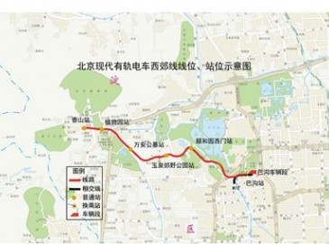 北京有轨电车西郊线等三条轨道交通全部进入动车调试阶段