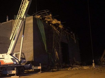 内蒙古鄂尔多斯一建筑工地发生坍塌事故 致4死5伤
