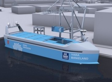 世界首艘自主無人集裝箱船將問世