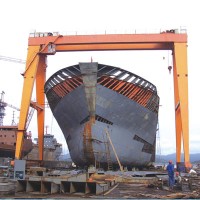 唐山造船用门式起重机乔迁改造