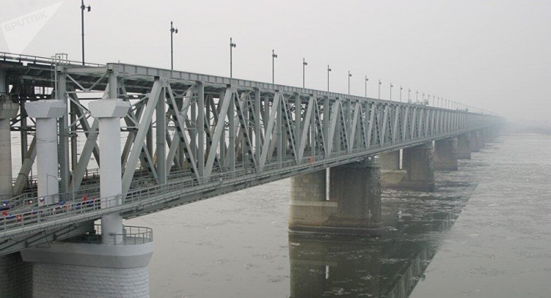 中俄跨阿穆尔河铁路大桥