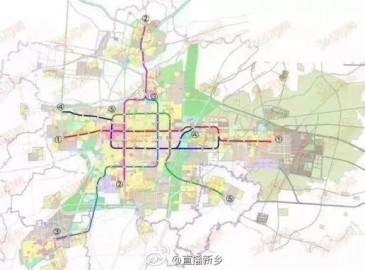 新乡市要建地铁 规划建设5条轨道交通线路范围覆盖各区域