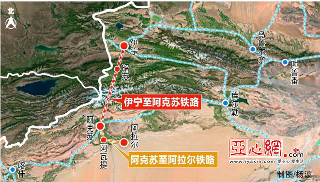 新疆将规划建设伊宁至阿拉尔铁路