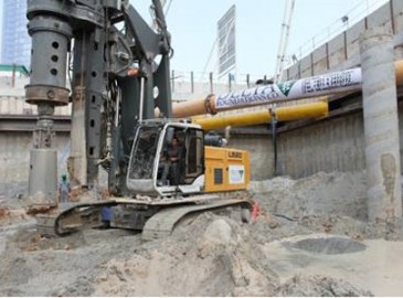 利勃海爾LB20鉆機助力迪拜文化村酒店基礎設施建設