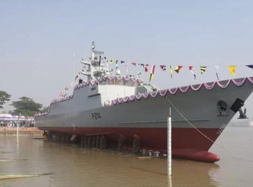中孟聯合建造兩艘孟加拉海軍大型反潛巡邏艇順利交付