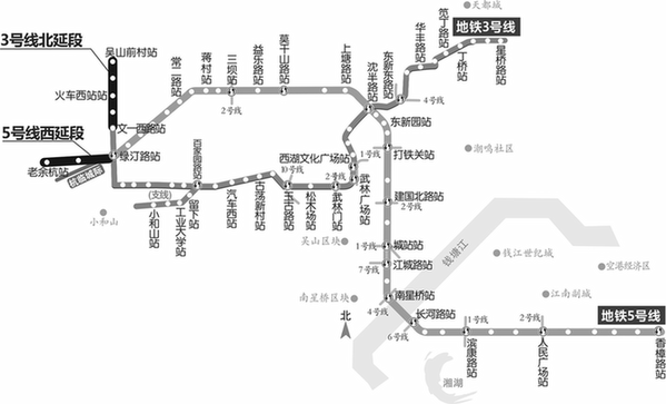 杭州地铁三期建设规划拟重大调整 3号线北延新增机场轨道快线