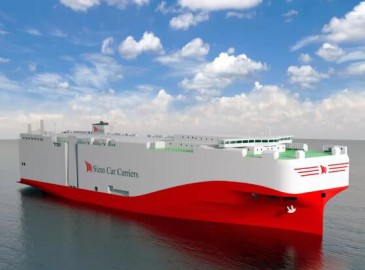 廈船重工開工建造全球最大LNG汽車滾裝船