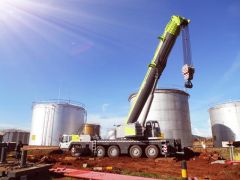 中聯重科QAY200進駐非洲 成烏干達目前最大噸位汽車起重機