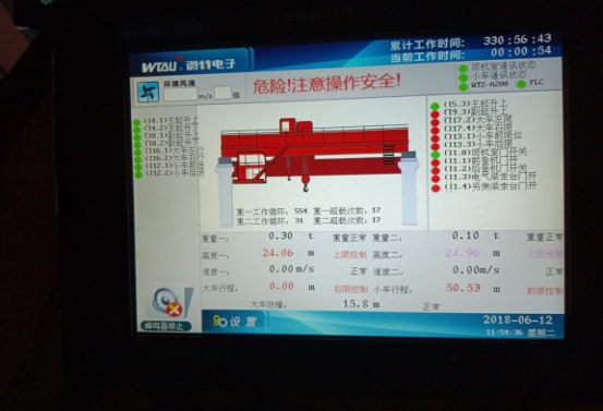 哈電集團多臺橋式起重機安全監(jiān)控系統(tǒng)順利驗收