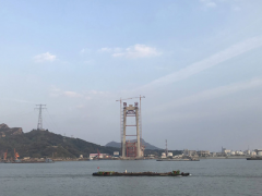 连镇铁路镇江段进展顺利 长江大桥即将进入上部结构施工