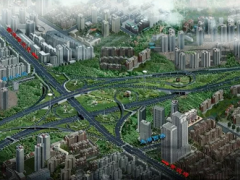 两江新区人和立交一期工程预计2019年春节前通车 二期正加紧建设！